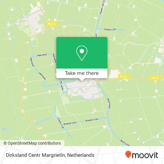 Dirksland Centr Margrietln map