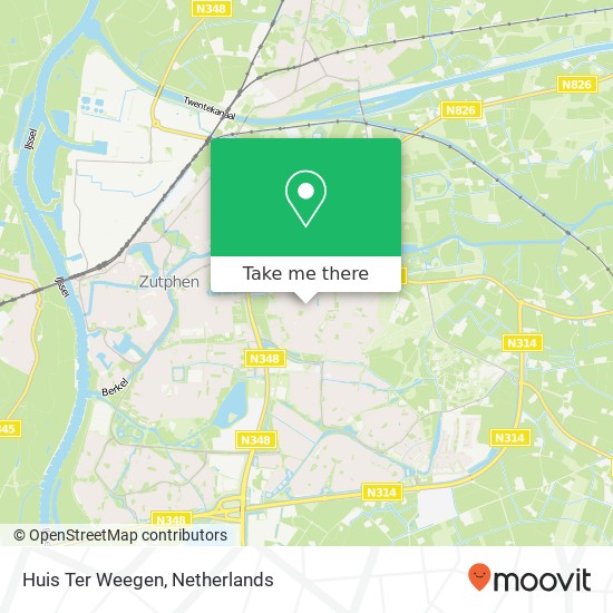 Huis Ter Weegen map