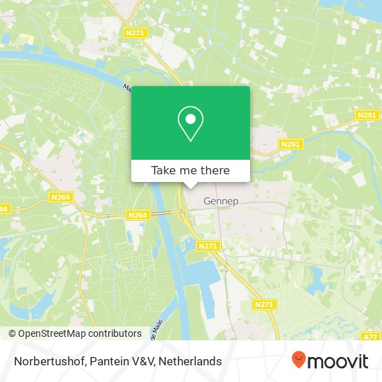 Norbertushof, Pantein V&V map