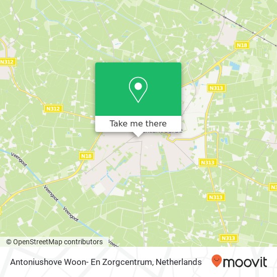 Antoniushove Woon- En Zorgcentrum map