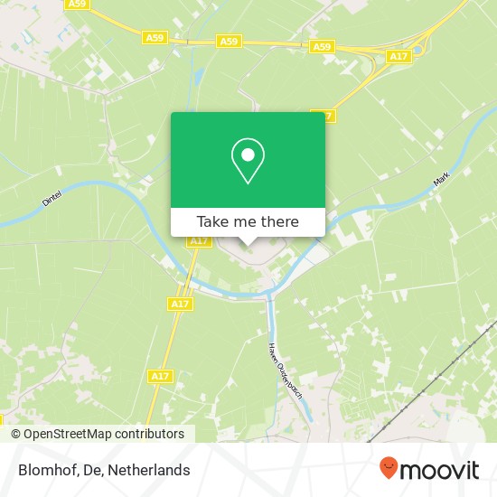 Blomhof, De map