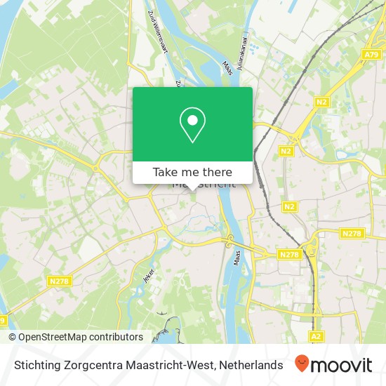 Stichting Zorgcentra Maastricht-West map