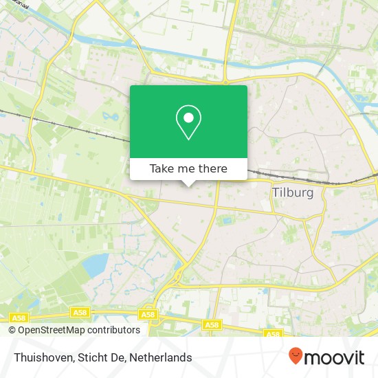 Thuishoven, Sticht De map