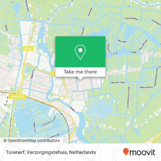 Torenerf, Verzorgingstehuis map