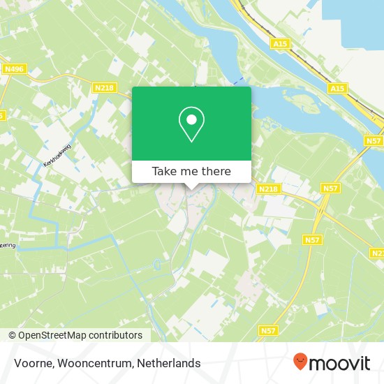 Voorne, Wooncentrum Karte