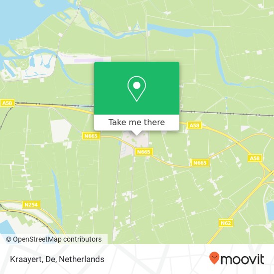 Kraayert, De map