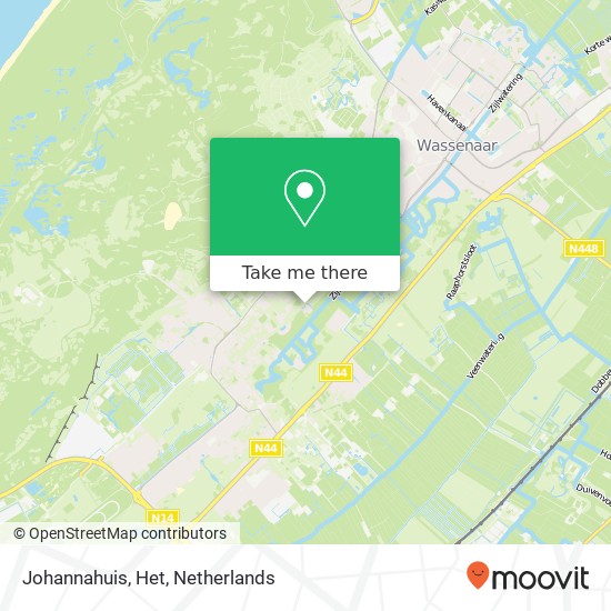 Johannahuis, Het map