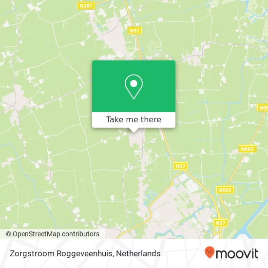Zorgstroom Roggeveenhuis map