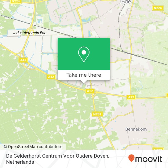 De Gelderhorst Centrum Voor Oudere Doven map