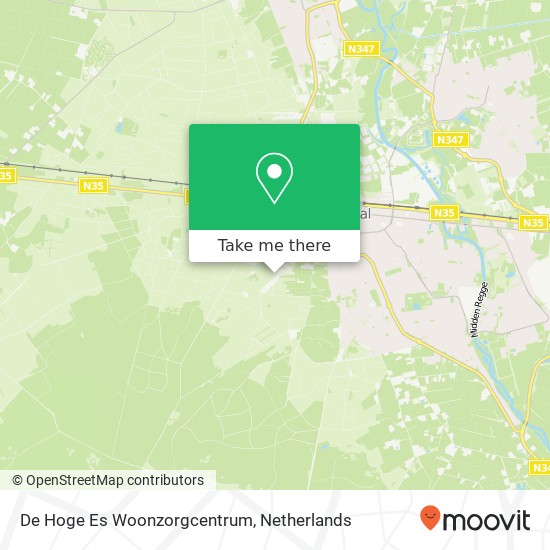 De Hoge Es Woonzorgcentrum map