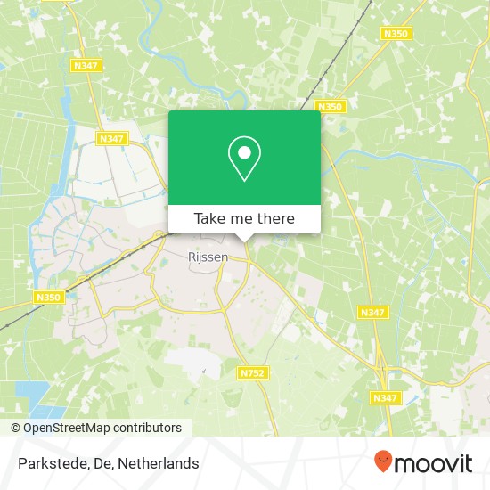 Parkstede, De map