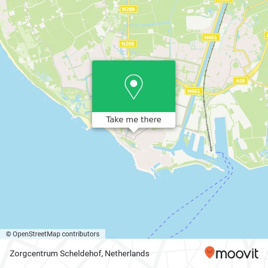 Zorgcentrum Scheldehof map