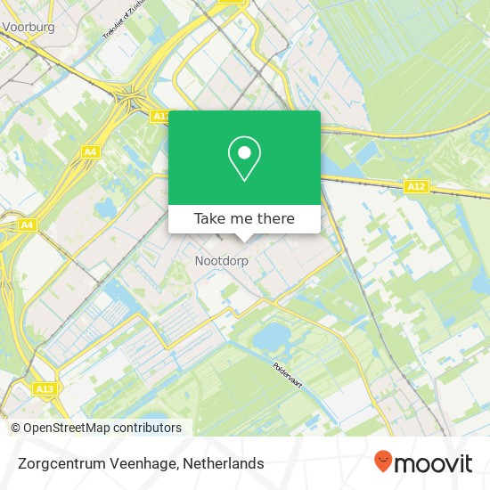 Zorgcentrum Veenhage map