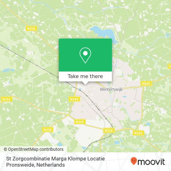 St Zorgcombinatie Marga Klompe Locatie Pronsweide map