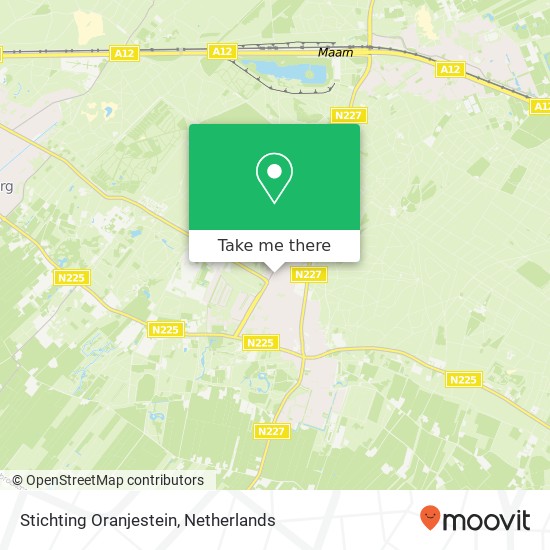 Stichting Oranjestein map