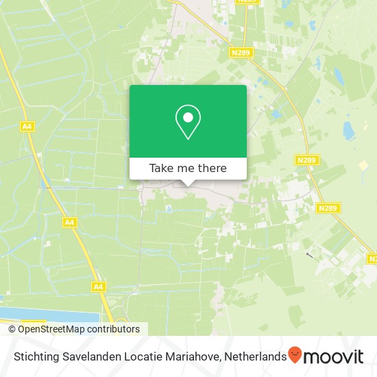 Stichting Savelanden Locatie Mariahove Karte