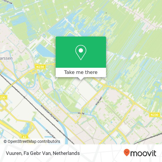 Vuuren, Fa Gebr Van map