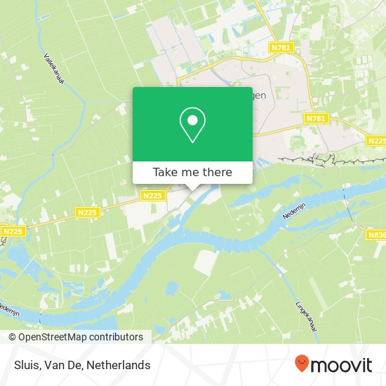 Sluis, Van De map
