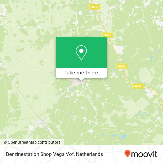 Benzinestation Shop Vega Vof Karte