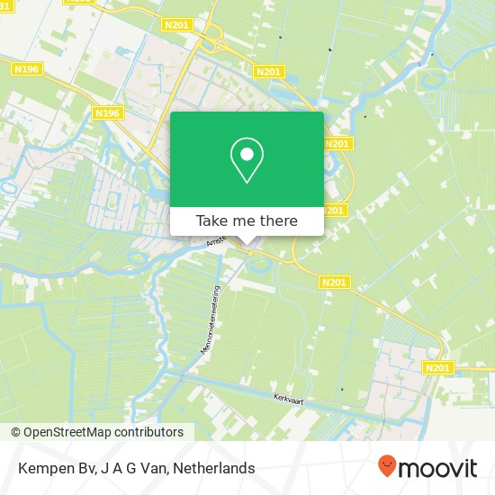 Kempen Bv, J A G Van map