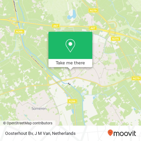 Oosterhout Bv, J M Van map