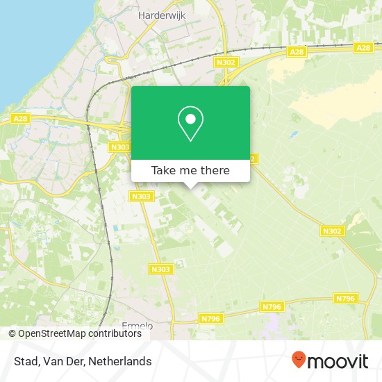 Stad, Van Der map