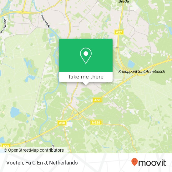 Voeten, Fa C En J map