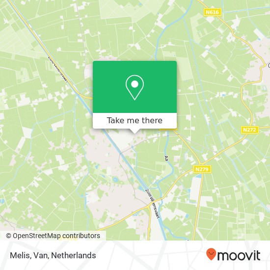 Melis, Van map