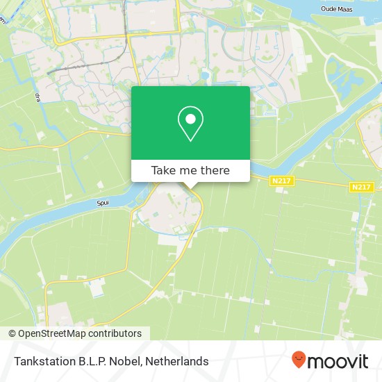 Tankstation B.L.P. Nobel map