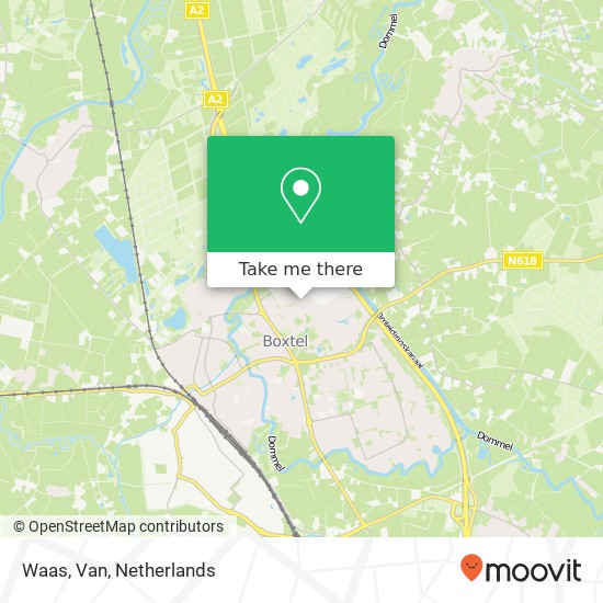Waas, Van map