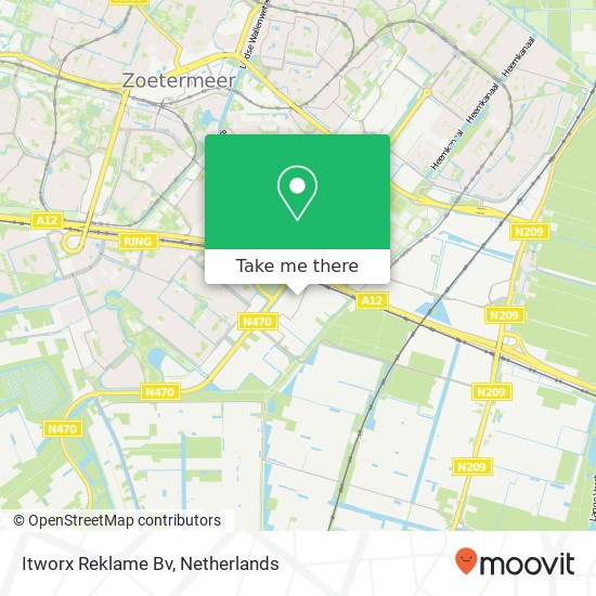 Itworx Reklame Bv map