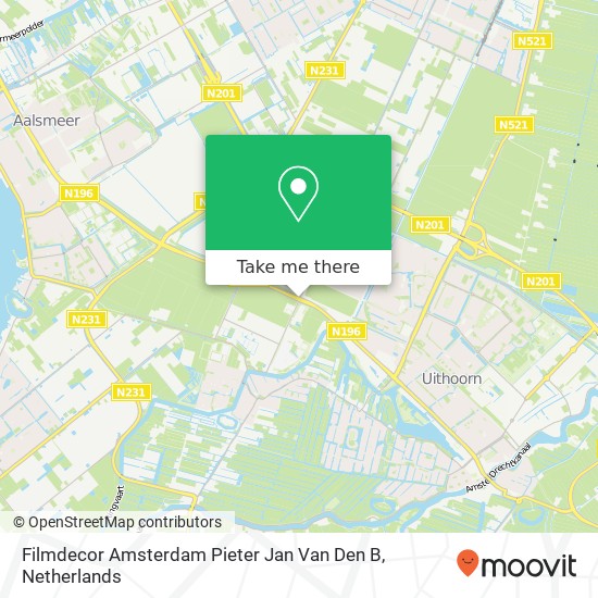 Filmdecor Amsterdam Pieter Jan Van Den B map