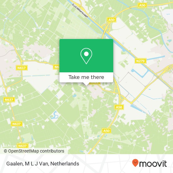 Gaalen, M L J Van map