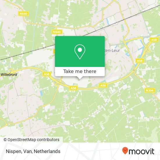 Nispen, Van map