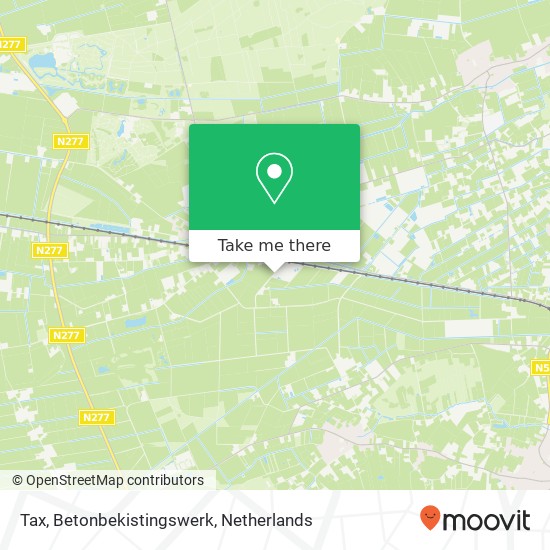 Tax, Betonbekistingswerk map