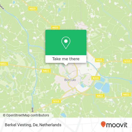 Berkel Vesting, De map