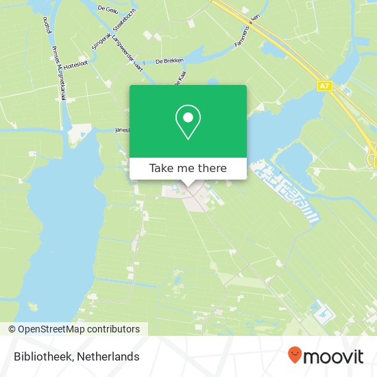 Bibliotheek map