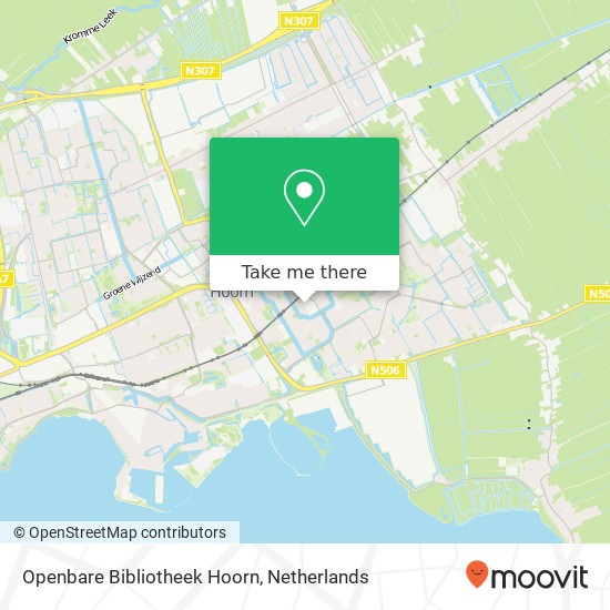 Openbare Bibliotheek Hoorn map