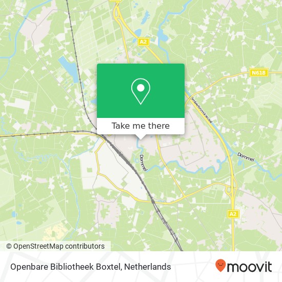 Openbare Bibliotheek Boxtel map