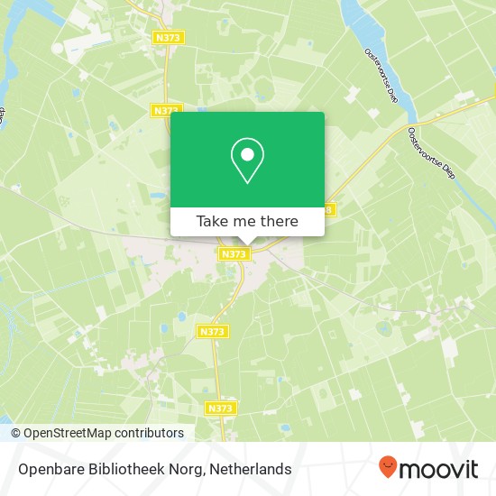 Openbare Bibliotheek Norg map