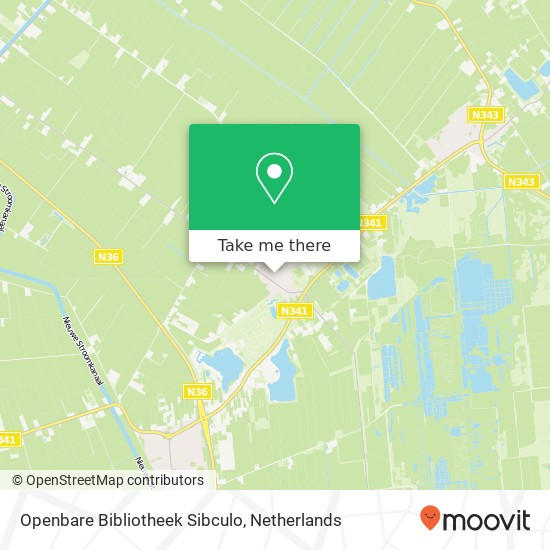 Openbare Bibliotheek Sibculo map