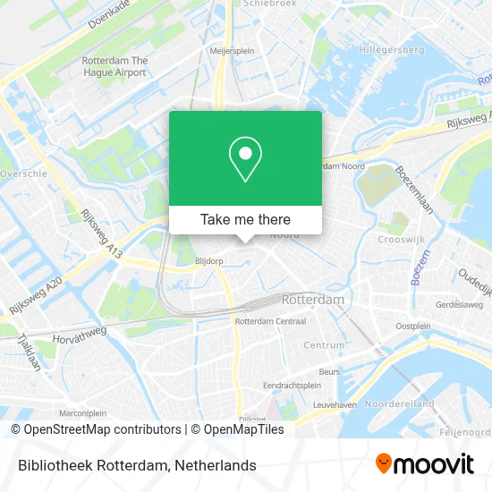 Bibliotheek Rotterdam map