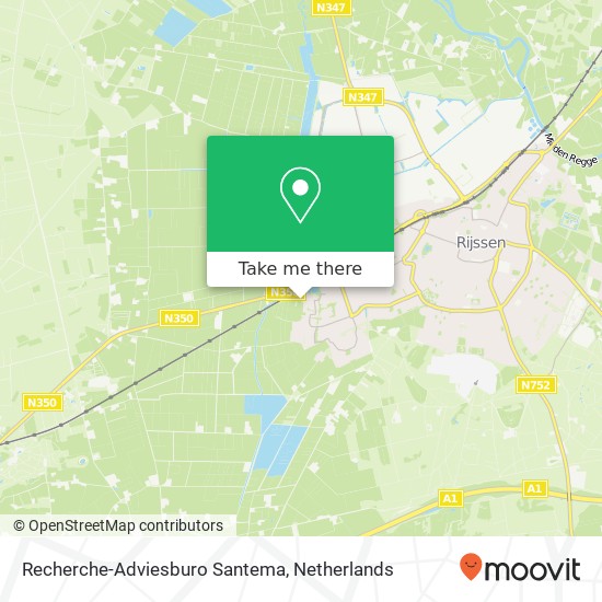 Recherche-Adviesburo Santema map