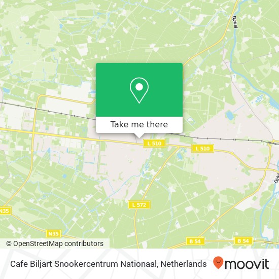 Cafe Biljart Snookercentrum Nationaal map