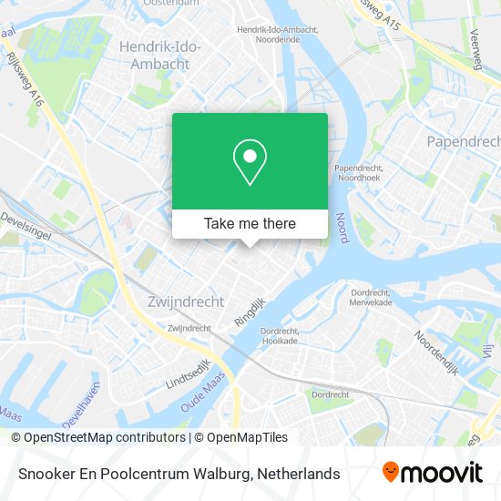 Snooker En Poolcentrum Walburg map