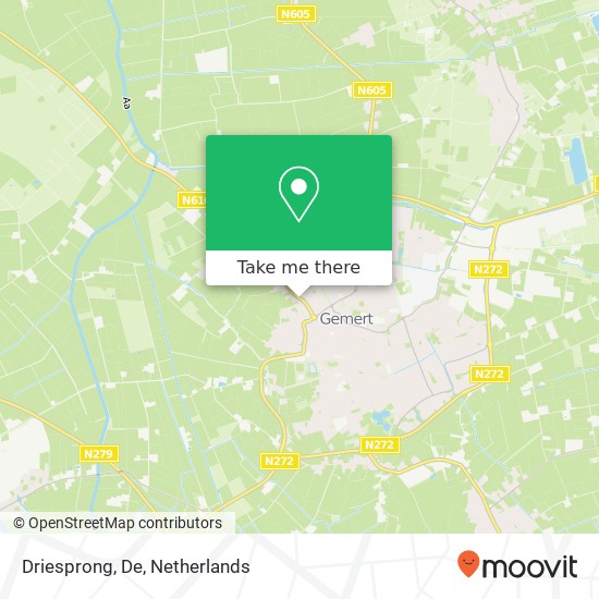 Driesprong, De map