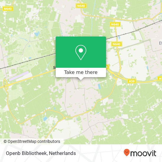 Openb Bibliotheek map