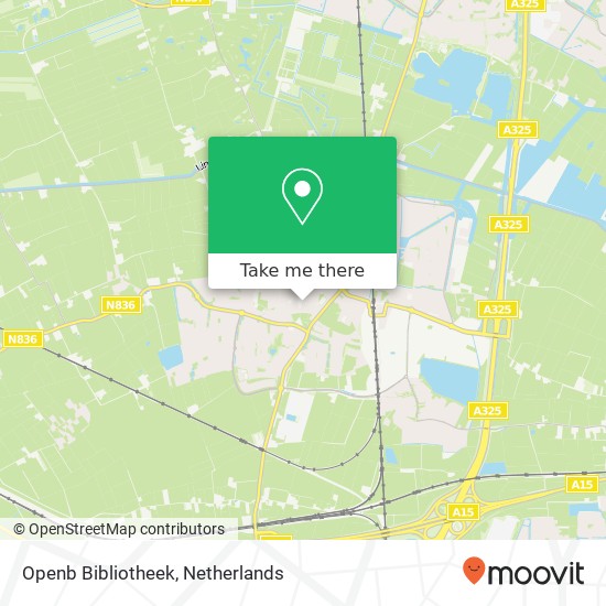 Openb Bibliotheek map