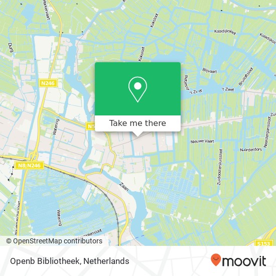 Openb Bibliotheek map