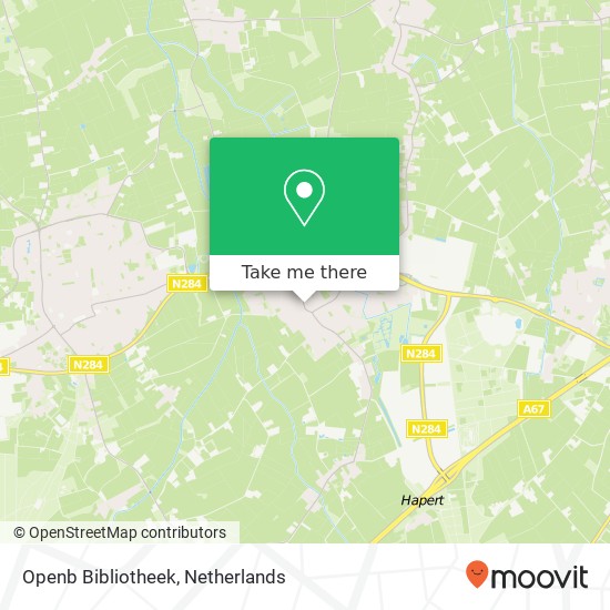 Openb Bibliotheek map